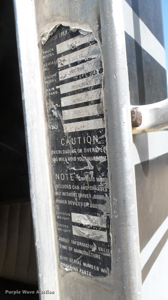 image for item DA7805 1974 Kenworth truck chassis