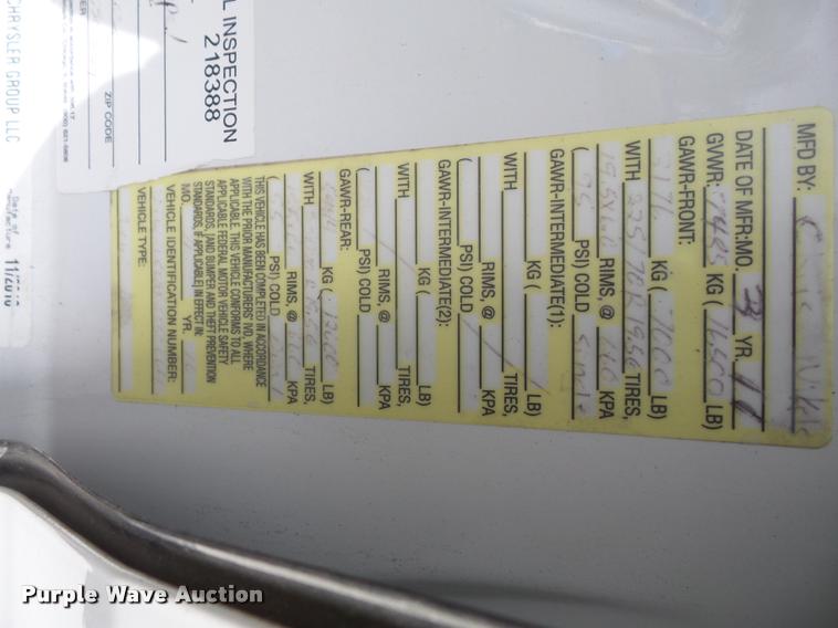 image for item DA8079 2011 Dodge Ram 4500 Crew Cab flatbed truck