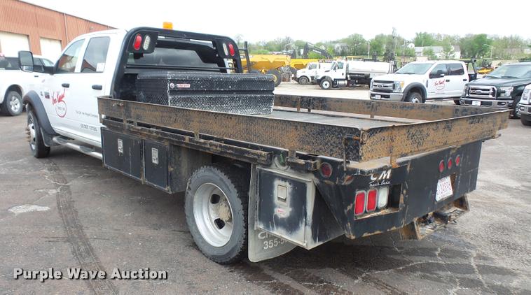 image for item DA8100 2012 Dodge Ram 5500 Crew Cab flatbed truck