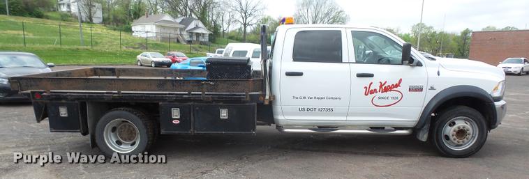 image for item DA8100 2012 Dodge Ram 5500 Crew Cab flatbed truck