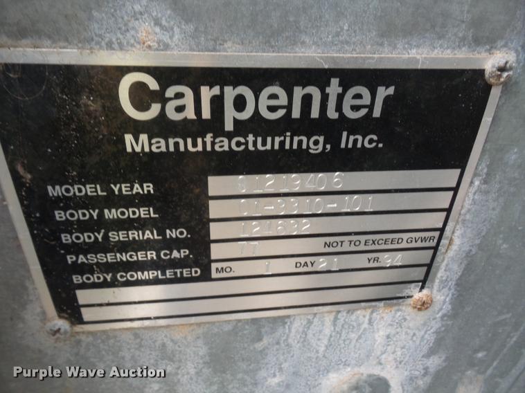 image for item DA8142 1994 Ford B700 school bus