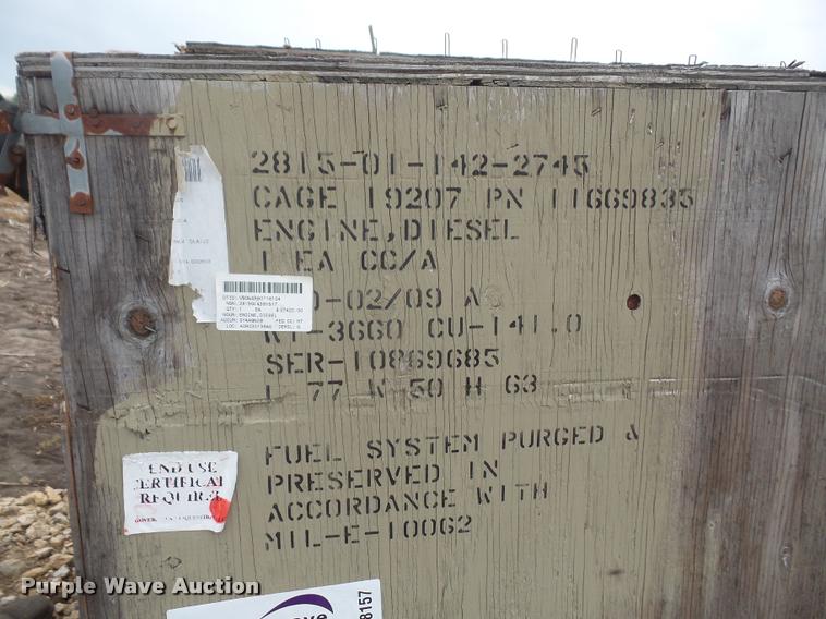 image for item DA8157 Cummins NTC-400 six cylinder turbo diesel engine