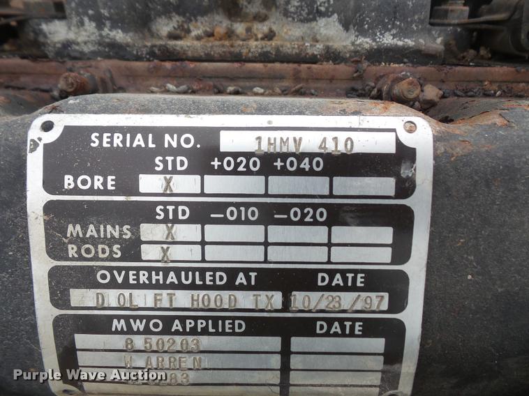 image for item DA8158 GM 6.2L V8 diesel engine