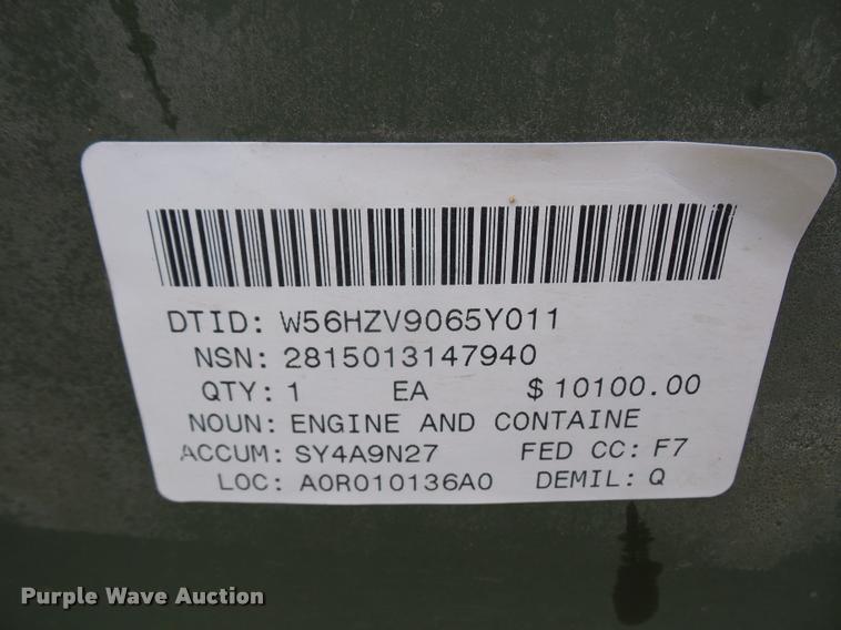 image for item DA8158 GM 6.2L V8 diesel engine