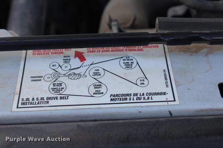 image for item DA9156 1997 Ford F250 HD flatbed pickup truck