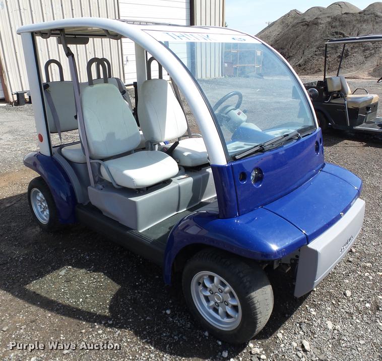 image for item DB0181 2002 Ford Think Neighbor golf cart