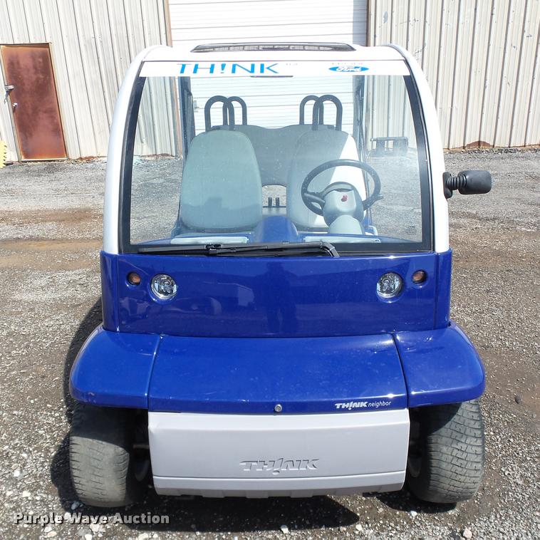 image for item DB0181 2002 Ford Think Neighbor golf cart