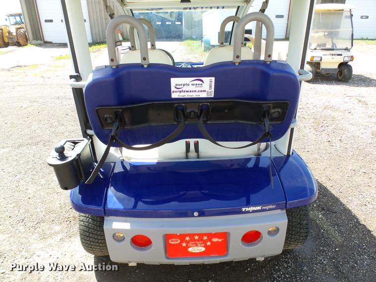 image for item DB0181 2002 Ford Think Neighbor golf cart