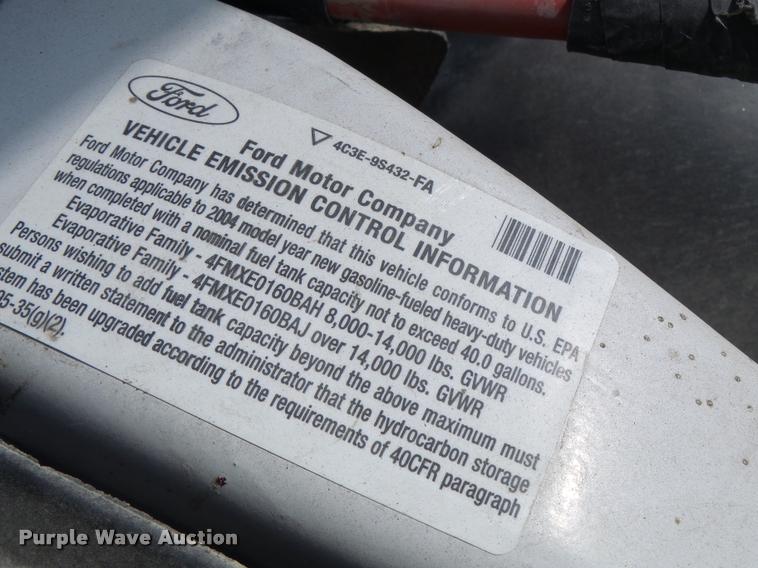 image for item DB1307 2004 Ford F350 flat dump bed pickup truck