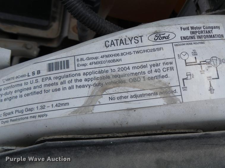 image for item DB1307 2004 Ford F350 flat dump bed pickup truck