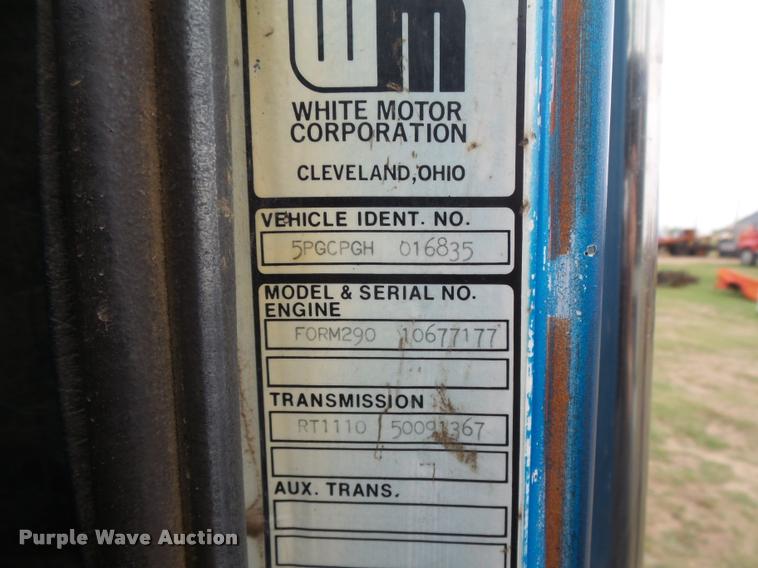 image for item DB2540 1978 White Road Boss semi truck
