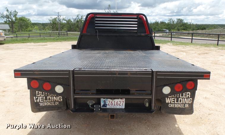 image for item DB2547 2008 Ford F350 XLT Super Duty SuperCab flatbed pickup truck