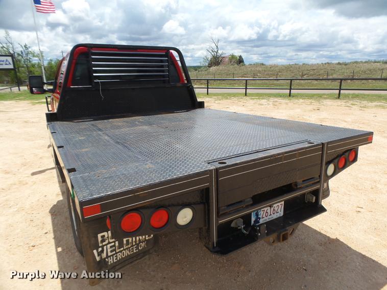 image for item DB2547 2008 Ford F350 XLT Super Duty SuperCab flatbed pickup truck