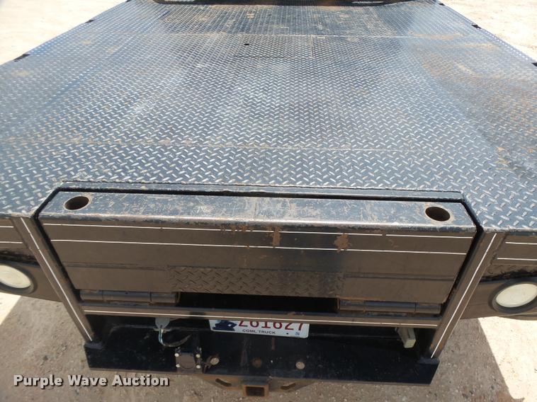 image for item DB2547 2008 Ford F350 XLT Super Duty SuperCab flatbed pickup truck