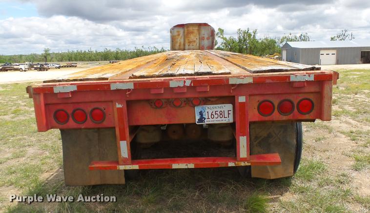 image for item DB2548 1988 Utility Float flatbed trailer