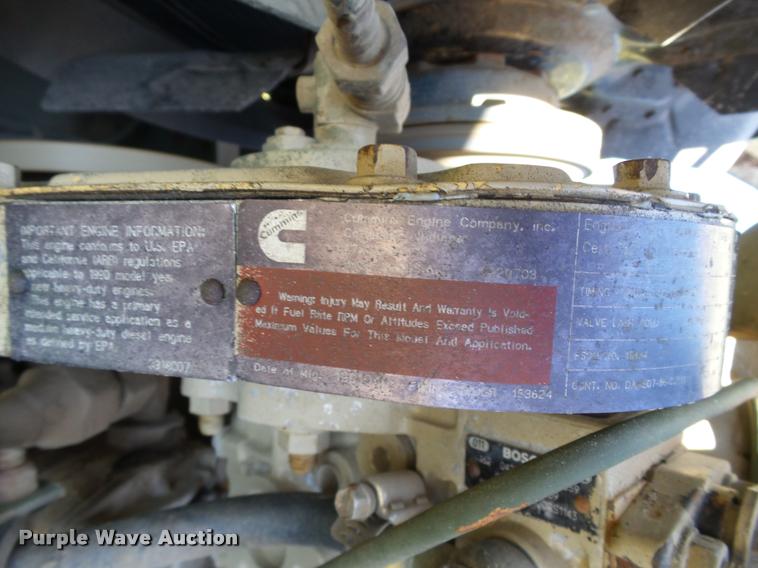 image for item DB4694 1991 BMY Harsco M931A2 semi truck