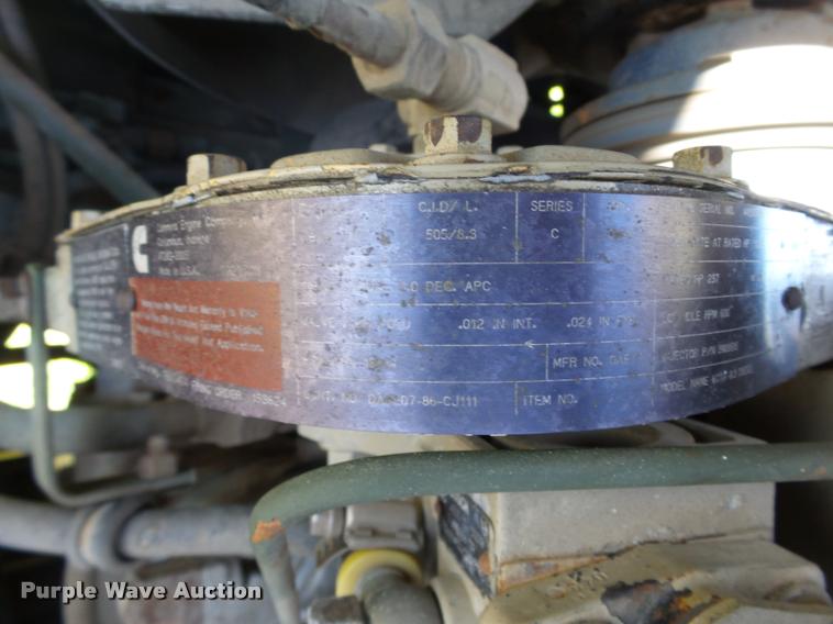 image for item DB4694 1991 BMY Harsco M931A2 semi truck