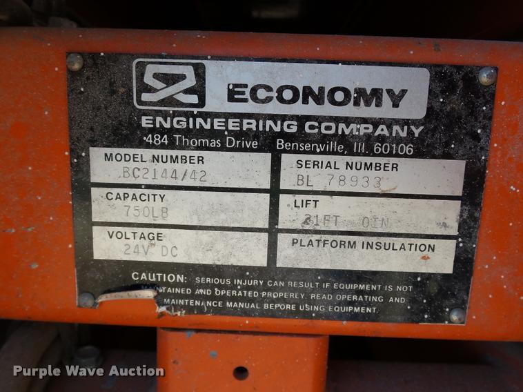 image for item DB4696 Economy Barecat BC2144/42 scissor lift