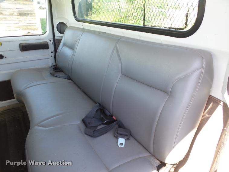 image for item DB4718 1999 International 4700 Crew Cab dump flatbed truck