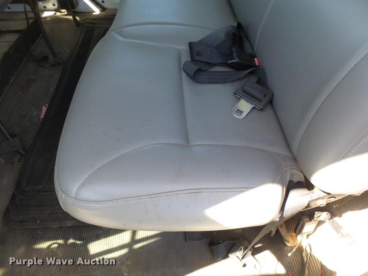 image for item DB4718 1999 International 4700 Crew Cab dump flatbed truck