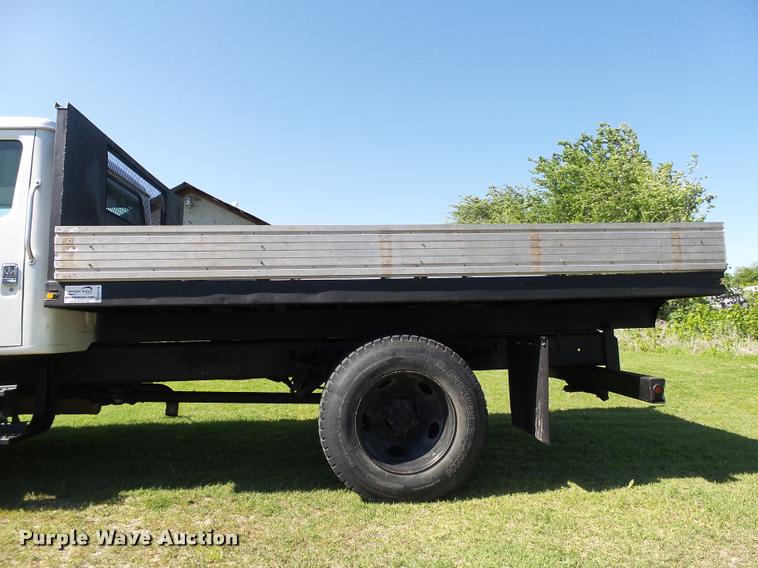 image for item DB4718 1999 International 4700 Crew Cab dump flatbed truck