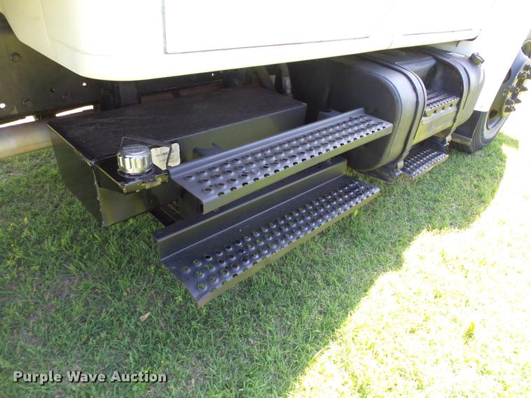 image for item DB4718 1999 International 4700 Crew Cab dump flatbed truck