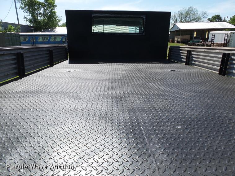 image for item DB4718 1999 International 4700 Crew Cab dump flatbed truck