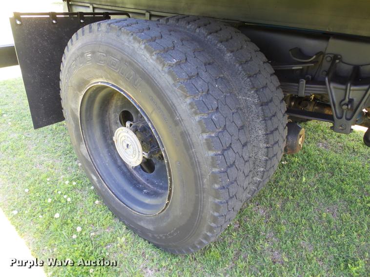 image for item DB4718 1999 International 4700 Crew Cab dump flatbed truck