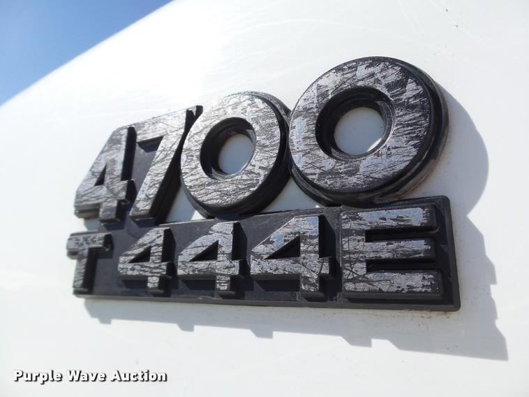 image for item DB4718 1999 International 4700 Crew Cab dump flatbed truck