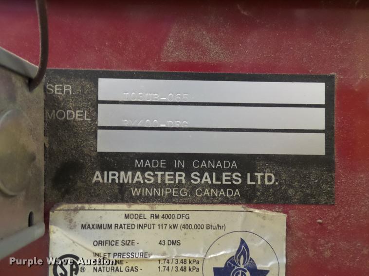 image for item DD9331 Airmaster heater