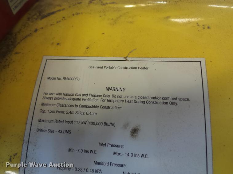 image for item DD9331 Airmaster heater