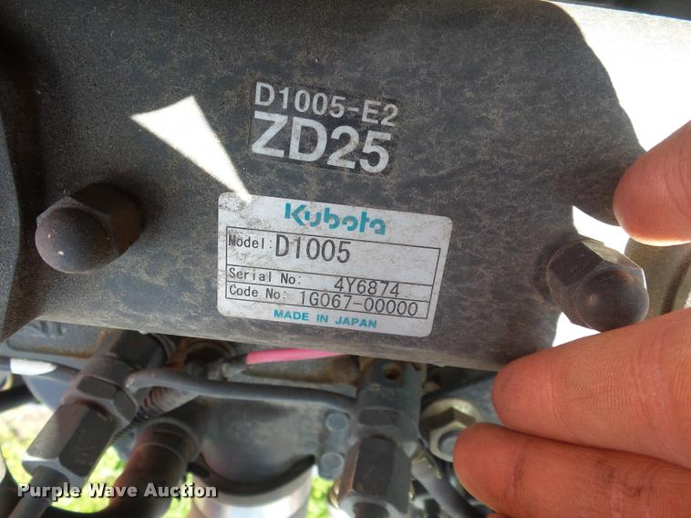 image for item DD9349 Kubota ZD25 lawn mower