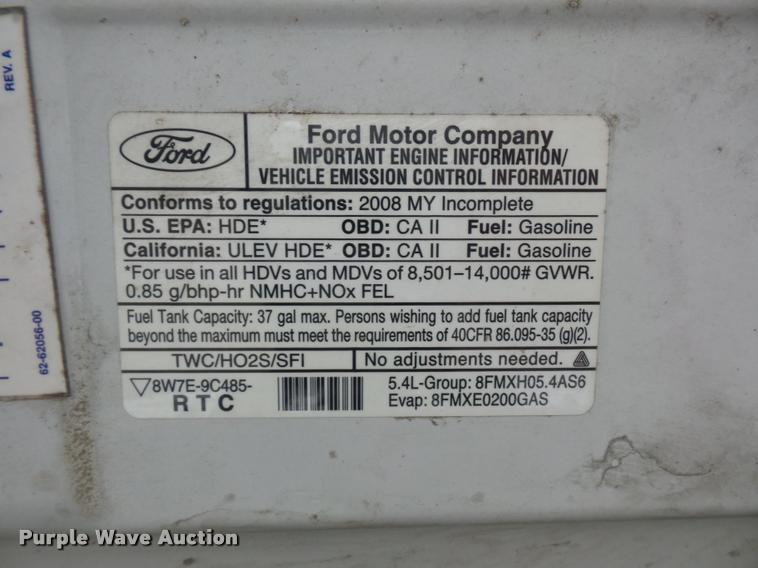 image for item DD9381 2008 Ford E350 Super Duty shuttle bus