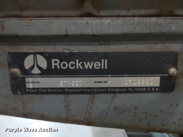image for item DD9384 Rockwell/Delta 37-220 jointer