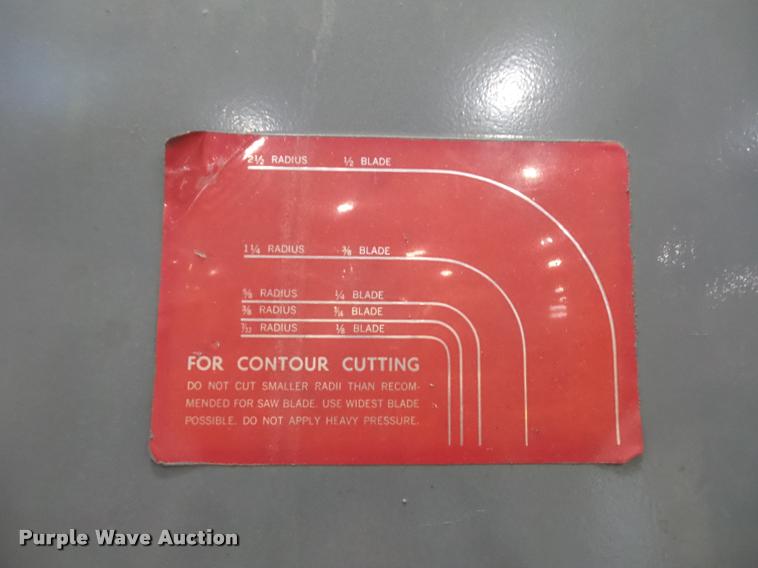 image for item DD9385 Powermatic bandsaw