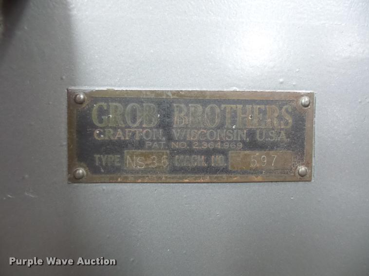 image for item DD9395 Grob Brothers vertical bandsaw