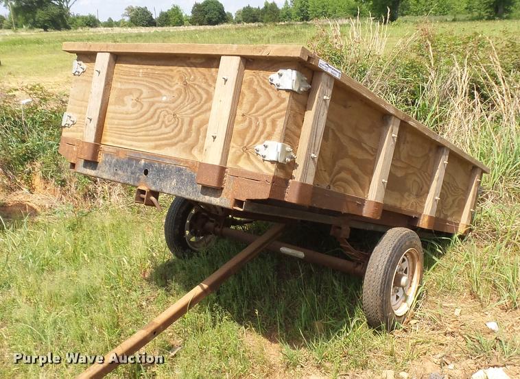image for item DE9576 Shop built tilt deck trailer