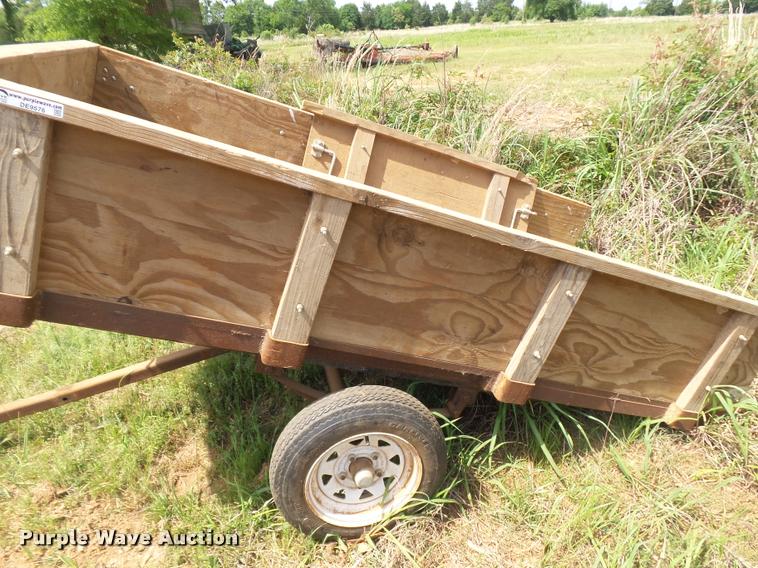 image for item DE9576 Shop built tilt deck trailer