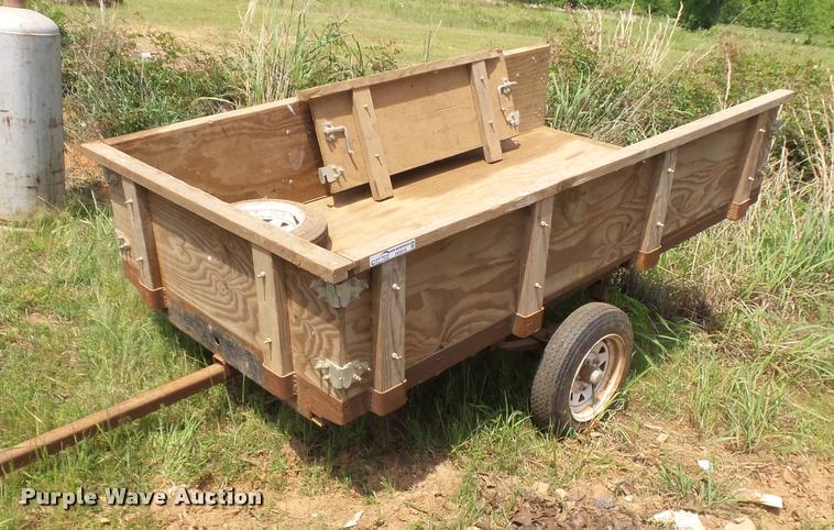 image for item DE9576 Shop built tilt deck trailer