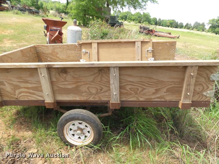 image for item DE9576 Shop built tilt deck trailer