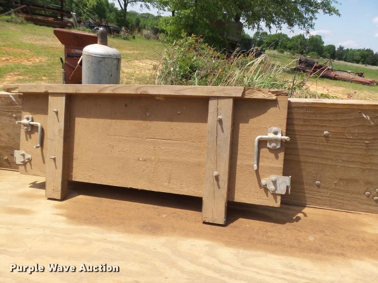 image for item DE9576 Shop built tilt deck trailer