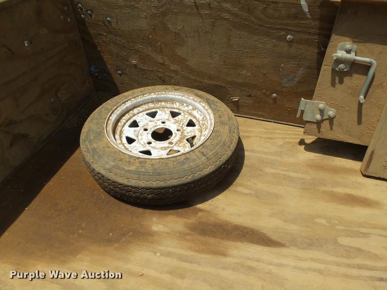 image for item DE9576 Shop built tilt deck trailer