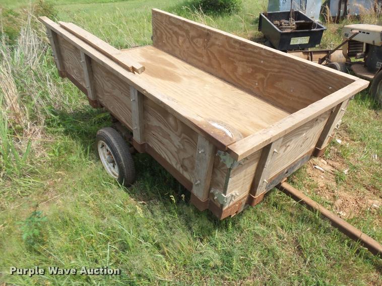 image for item DE9576 Shop built tilt deck trailer