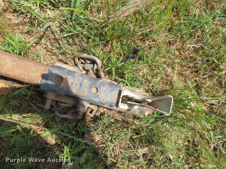 image for item DE9576 Shop built tilt deck trailer