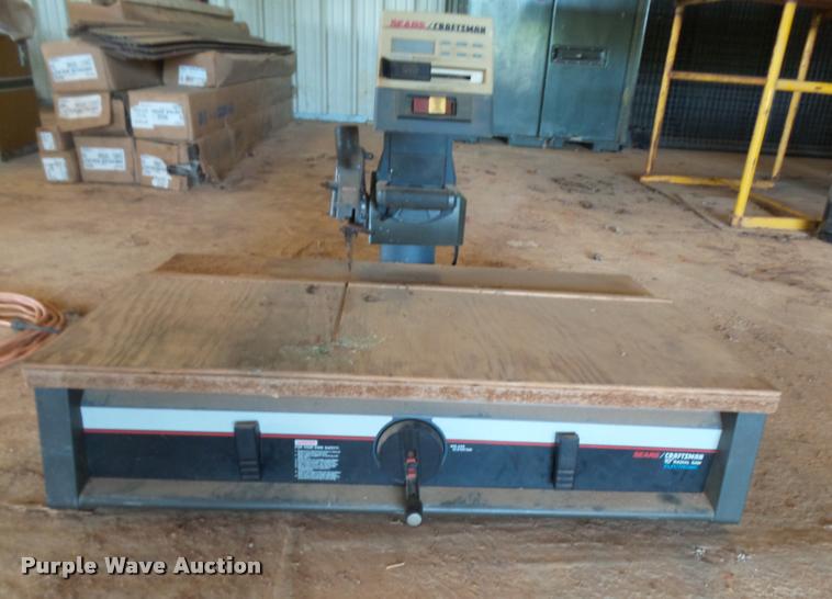 image for item DE9606 Sears radial arm saw