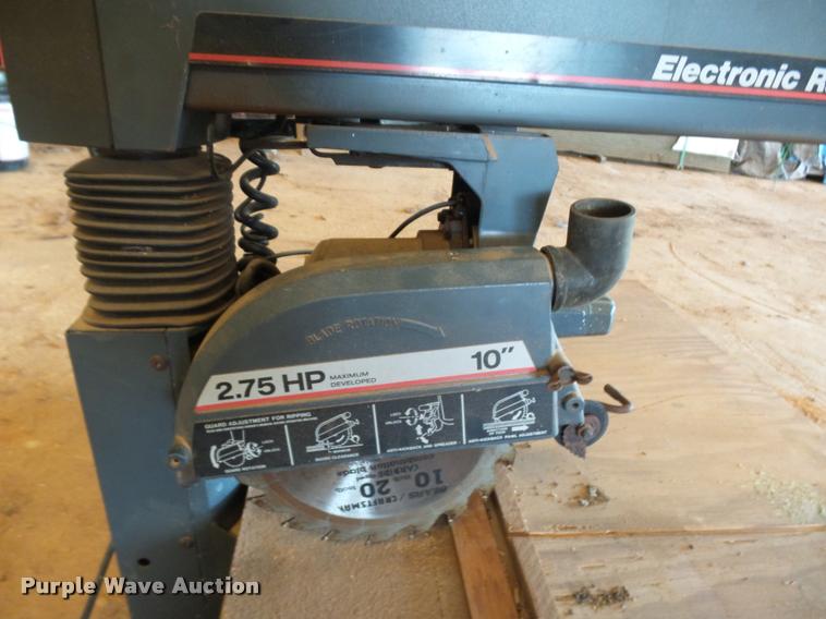 image for item DE9606 Sears radial arm saw