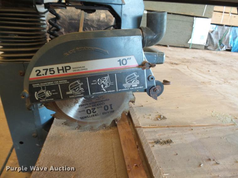 image for item DE9606 Sears radial arm saw