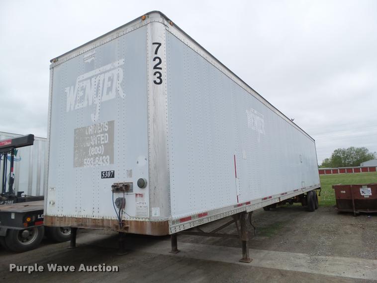 image for item DH9282 1998 Fruehauf dry van trailer