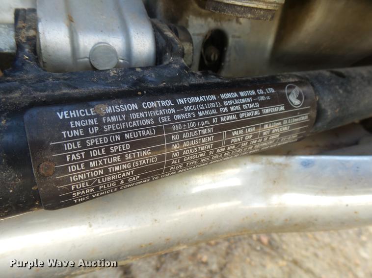 image for item DI9712 1980 Honda Goldwing motorcycle