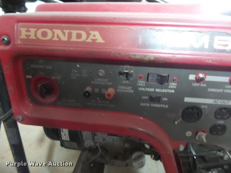 image for item DI9737 (2) Honda EMS6500SX generators